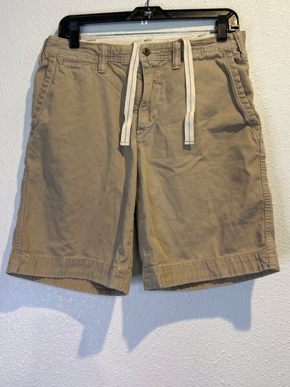 Polo Ralph Lauren Cargo Shorts Mens 30 Beige Relaxed Fit Drawstring Drill Khaki